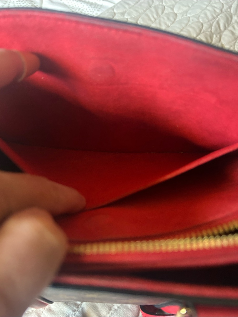 Louis Vuitton Monogram Canvas Soufflot with Red Trim - Picture 10 of 15